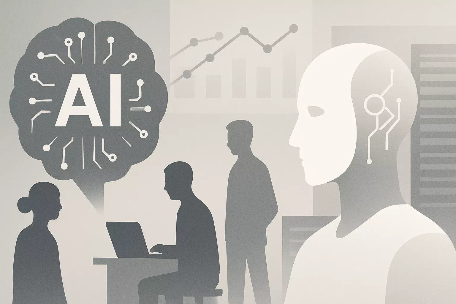 Illustrasjon av AI blir mer menneskelig – Google og Meta satser stort