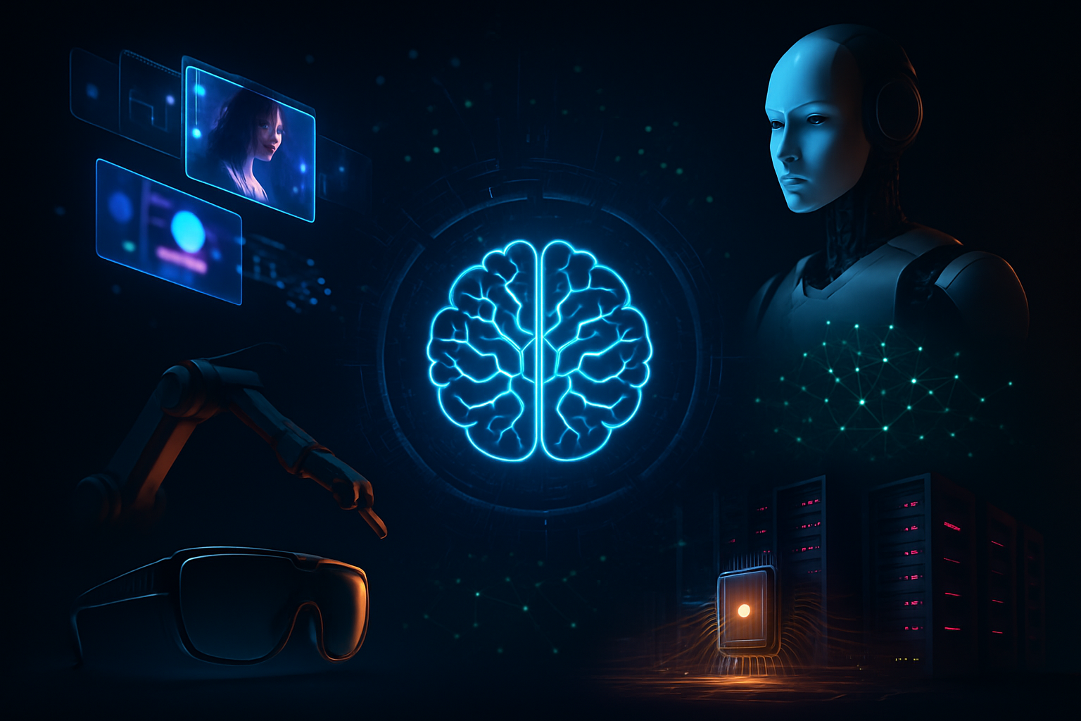 Illustrasjon av AI akselererer – milliardavtale og nye modeller