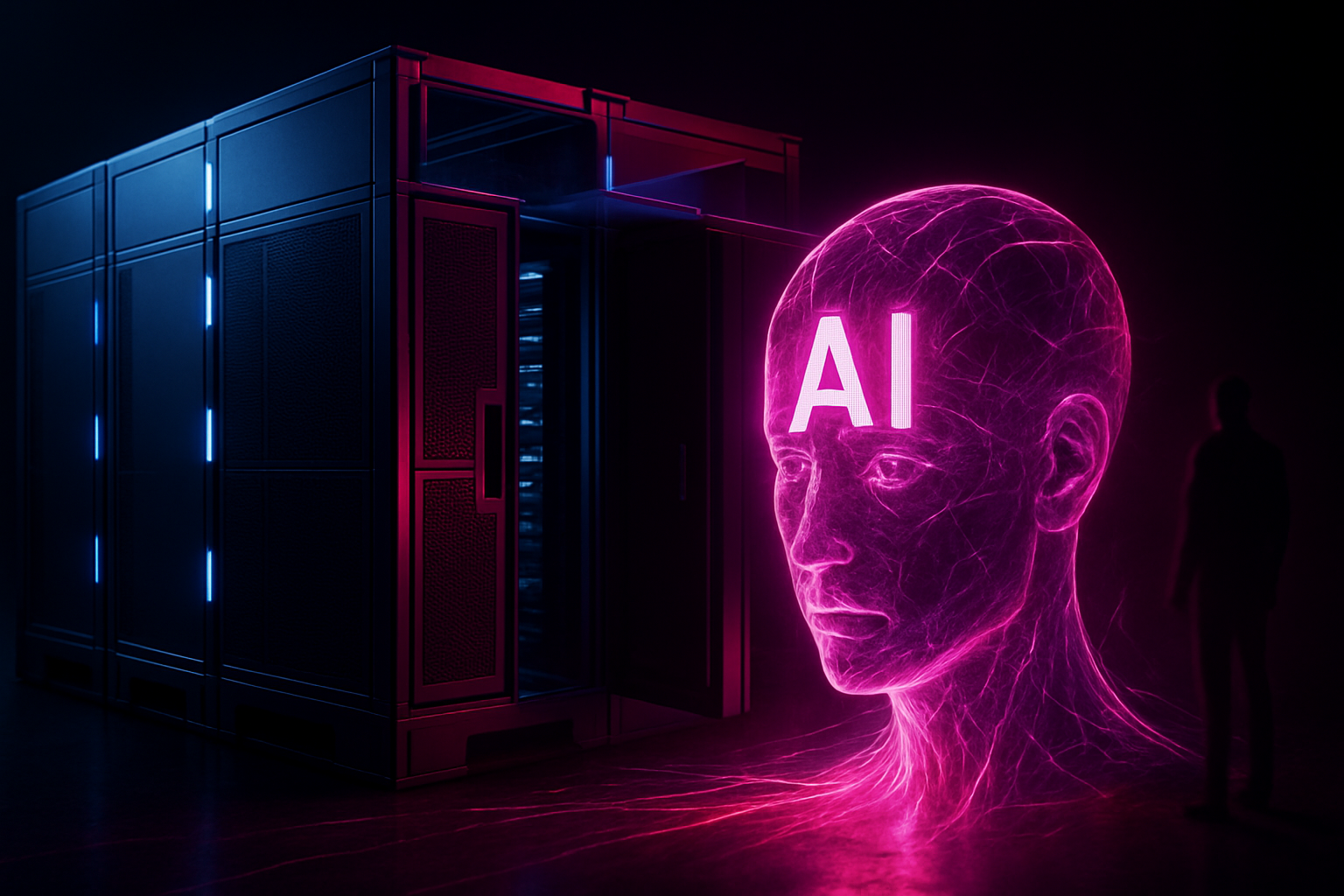 Illustration of Modular Data Centers from Duos and LG for AI Solutions