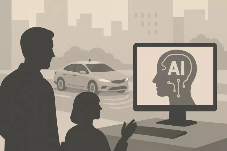 Illustrasjon av GM utvikler skalerbar AI for autonom kjøring