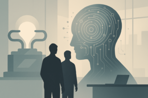 Illustrasjon av Helion i samtaler med OpenAI om fusjonskraft