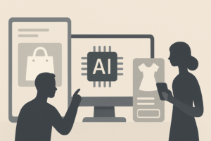 Illustration of Meta Uses AI to Simplify Shopping on Instagram