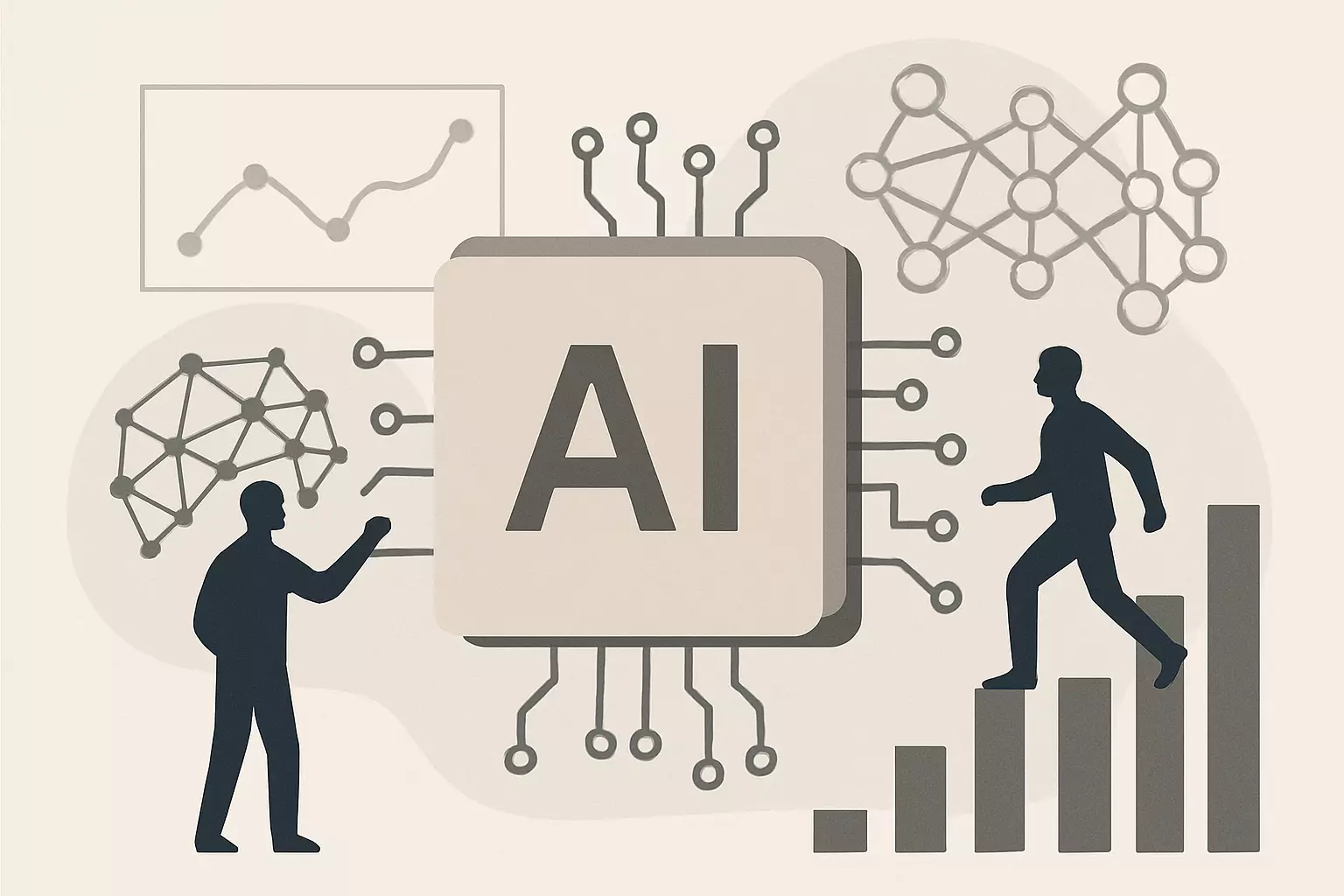 Illustrasjon av Meta AI introduserer Hyperagenter for sjølvforbetring