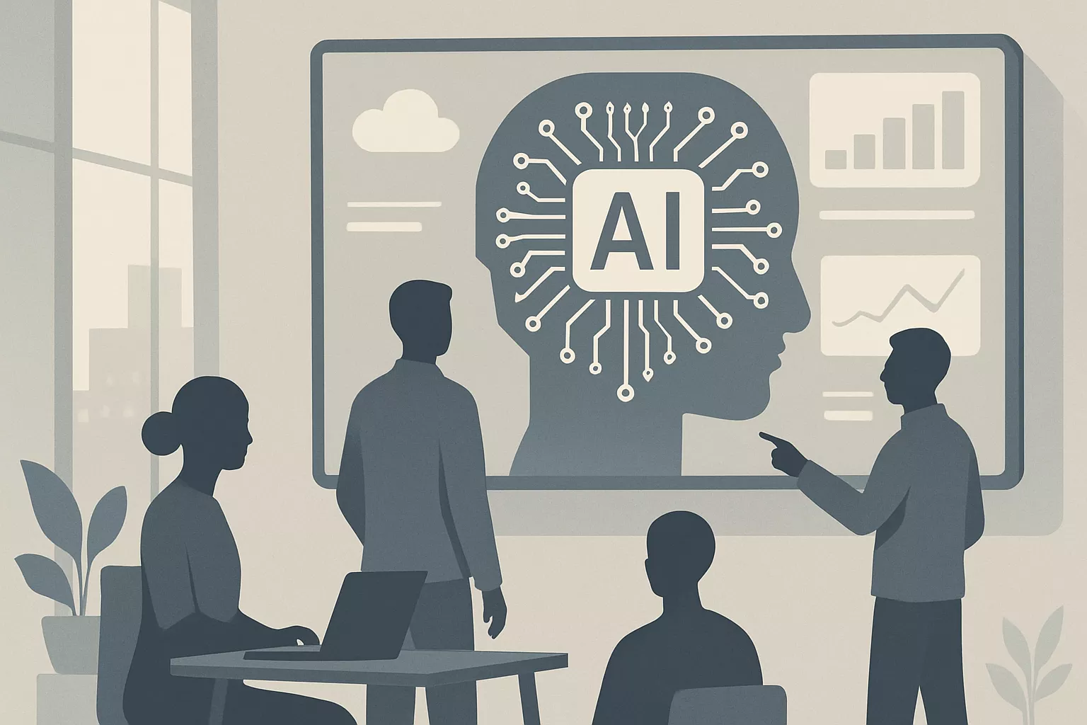 Illustrasjon av Meta lanserer initiativ for småbedrifter og AI