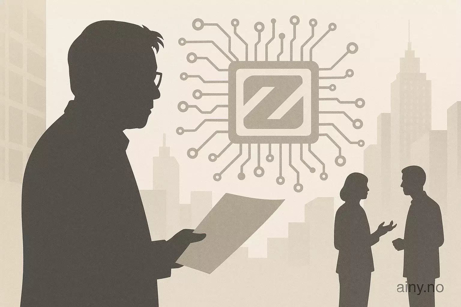 Illustrasjon KI-generert med OpenAI API for artikkelen: Nvidia trekker seg fra investeringer i OpenAI og Anthropic