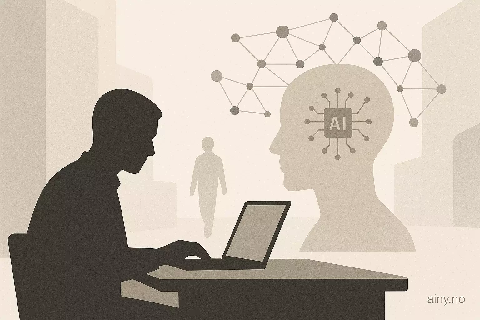 Illustrasjon KI-generert med OpenAI API for artikkelen: Prototype-mirage gjør at virksomhets-KI stopper